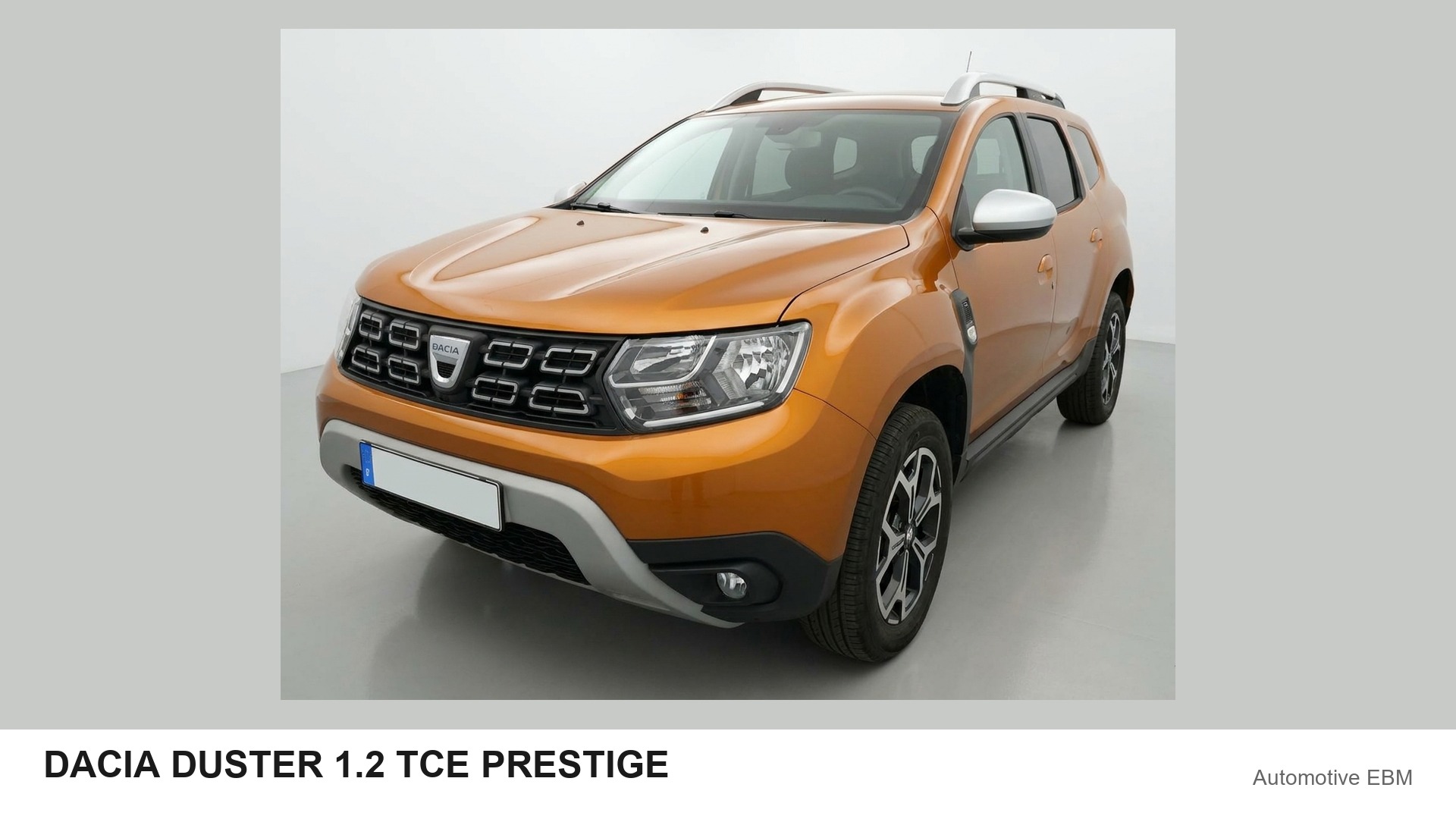 Dacia Duster Prestige Orange Atacama — en vitrine chez EBM